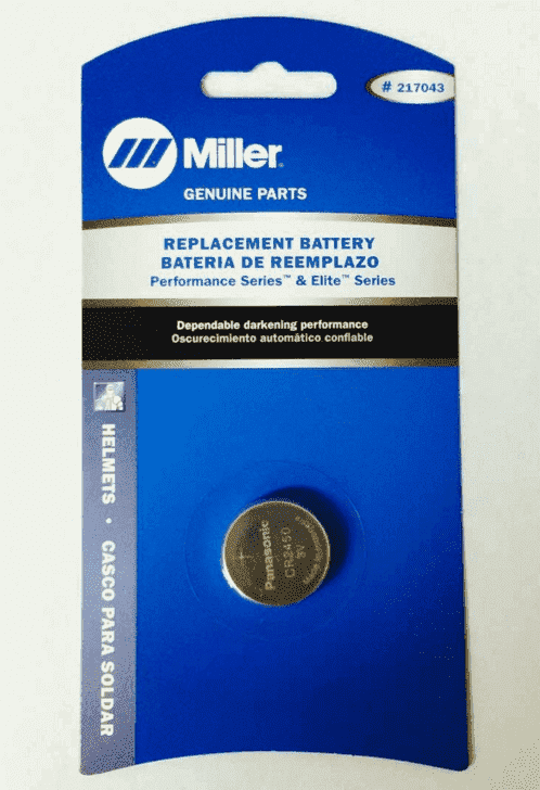 Miller Digital Infinity Helmet Battery CR2450 #217043 | Miller Welding