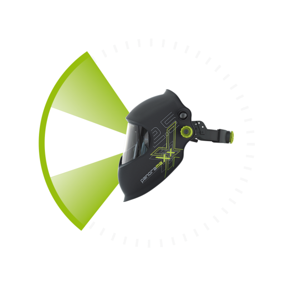 Optrel Panoramaxx PAPR w/ E3000X 4550.551 side view