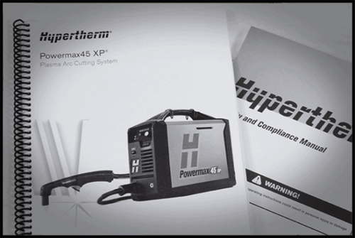 Owner Manual for the Hypertherm Powermax45 XP #088115