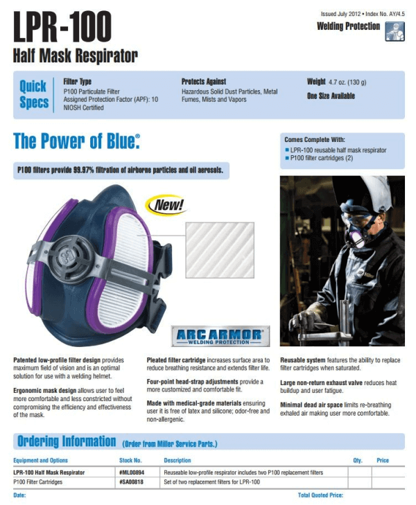 miller electric half mask respirator miller electric half mask respirator