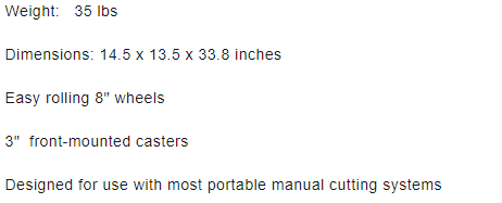 Thermal Dynamics Multi-Purpose Cart Specs #7-8888