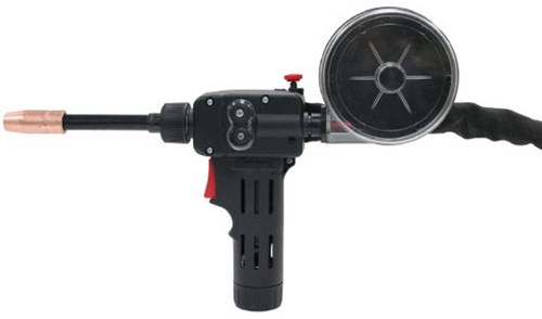 Spoolmate 200 Series #300497 has internally routed gas lines
