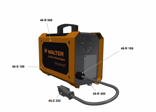 Walter Surfox Mini Surface Cleaner for MIG, TIG & spot welds