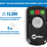 Miller Bobcat 225 with remote start-stop 907791001 Spec Sheet