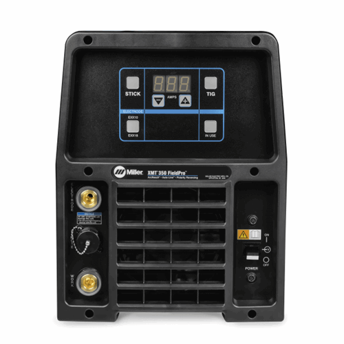Robust and Versatile Miller XMT 350 FieldPro System with ArcReach Stick/TIG Remote for Remote Polarity Control (350A, 20-60V) #9