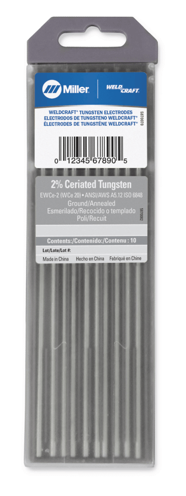 Weldcraft 2% Ceriated Tungsten