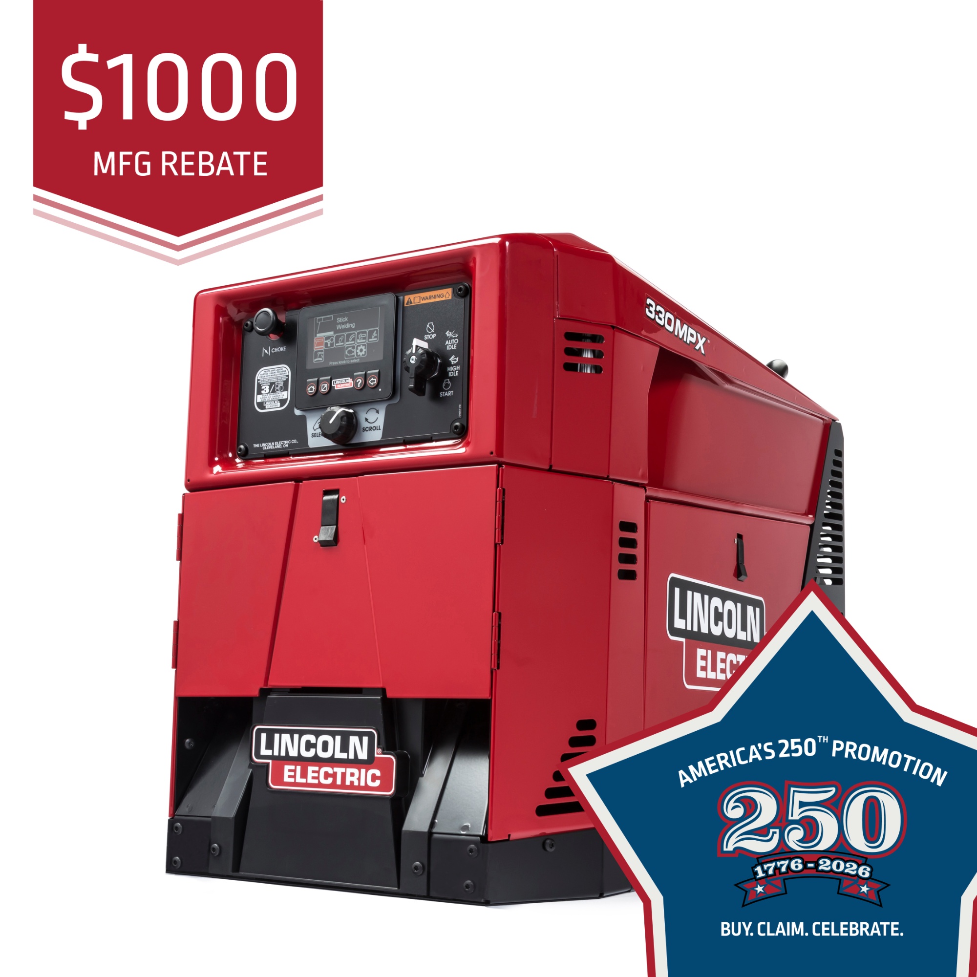 machine with lincoln 250 promo
