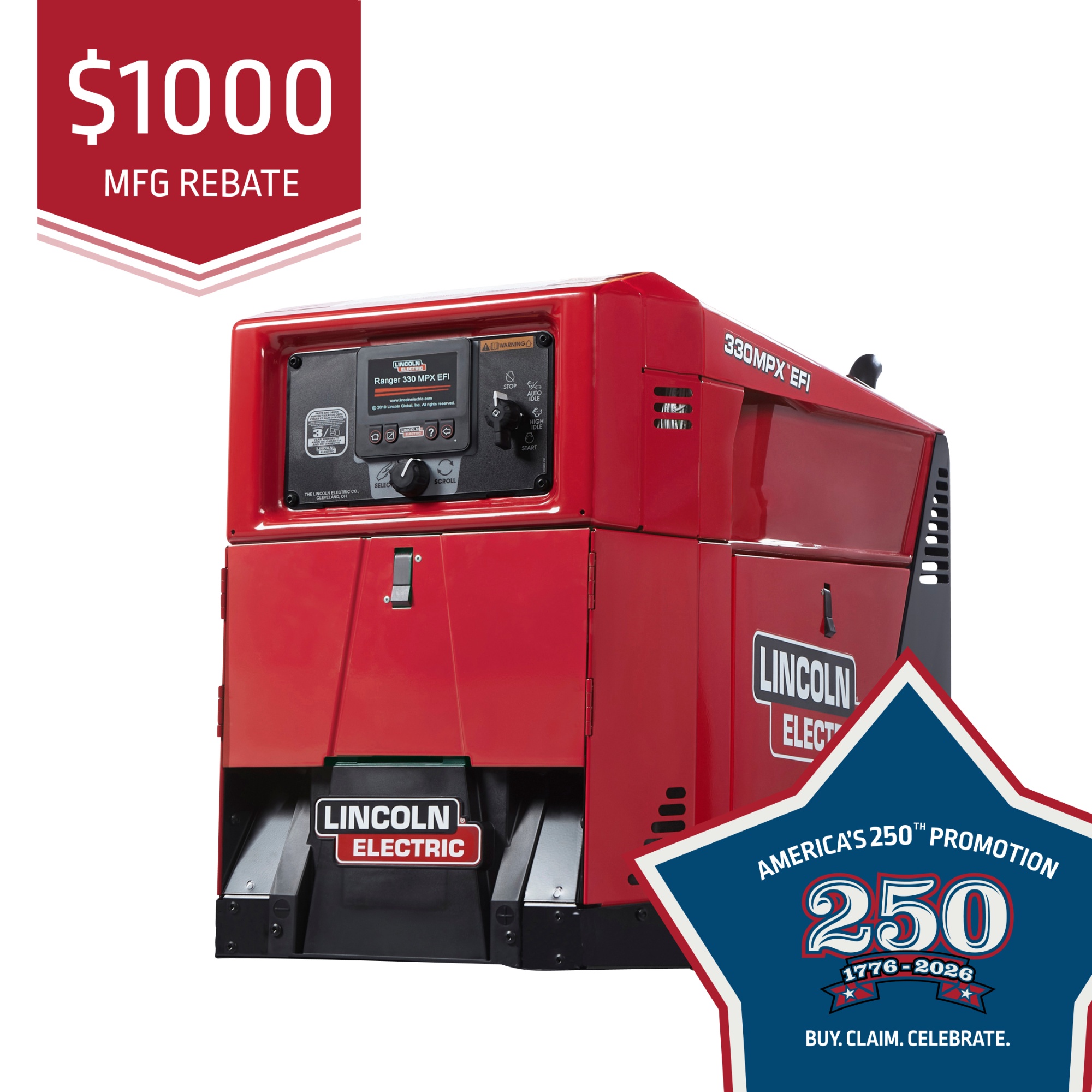 machine with lincoln 250 promo