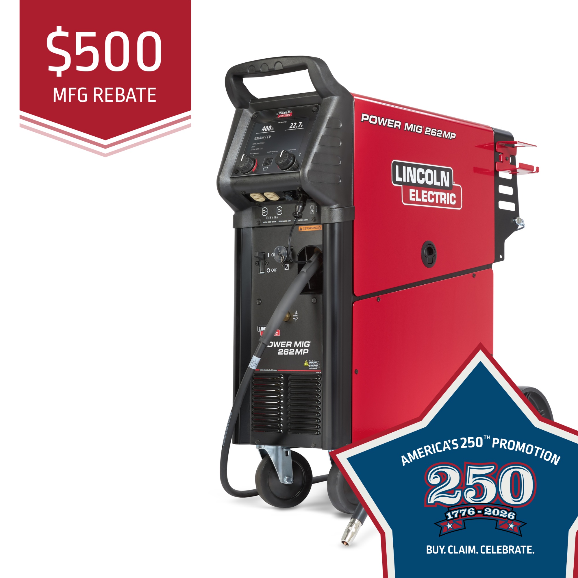 machine with lincoln 250 promo