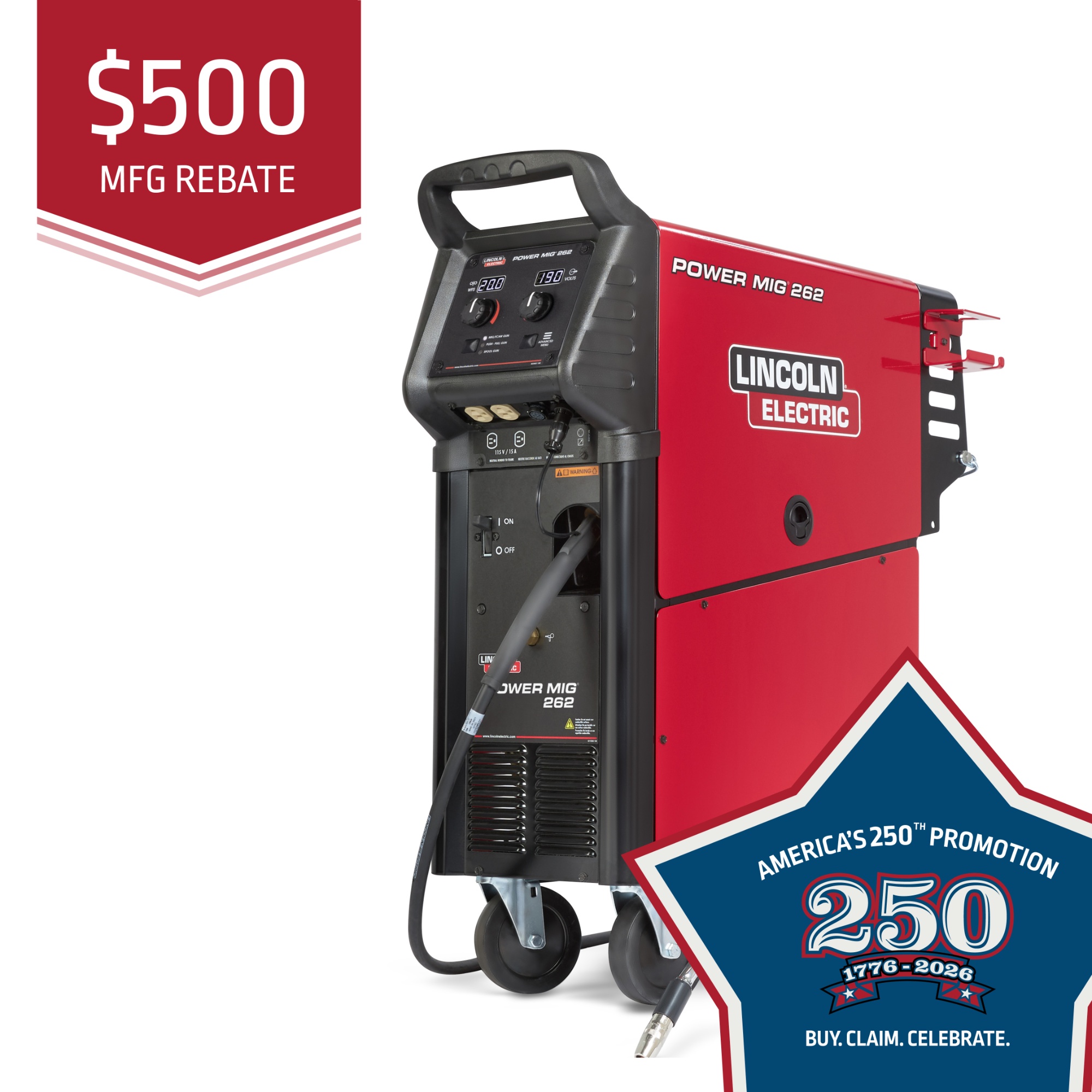 machine with lincoln 250 promo