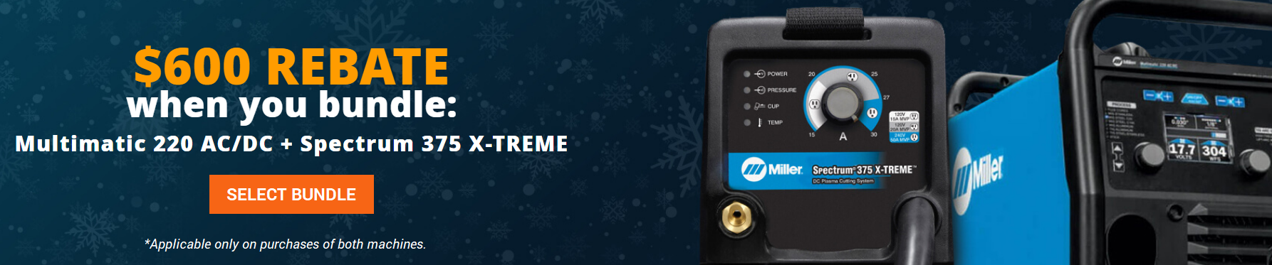 Milller Multimatic and Spectrum machines on sale