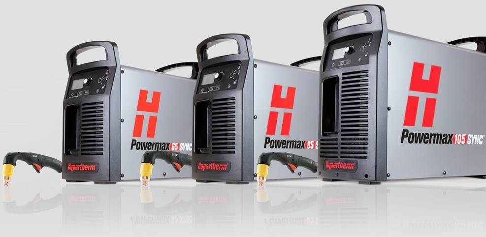 Hypertherm Powermax SYNC line of advanced plasma cutting machines